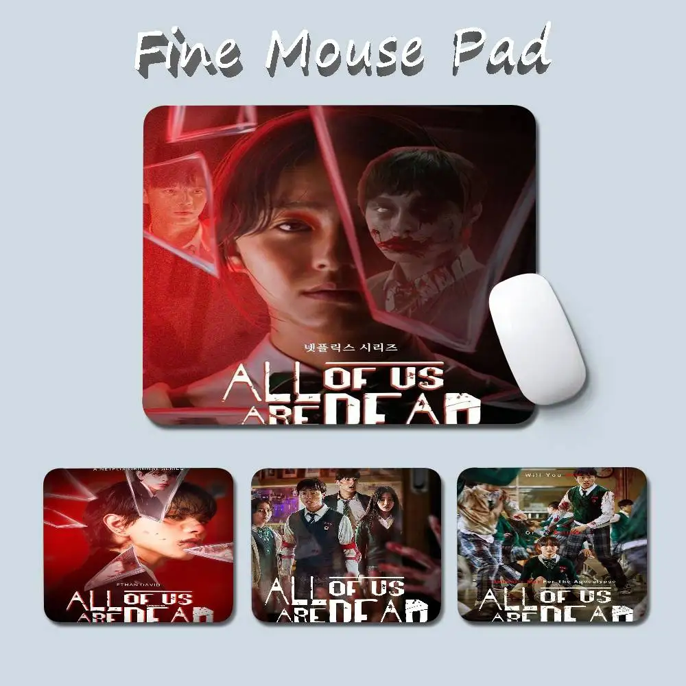

Korean TV All Of Us Are Dead Game Small Mousepad Computer Desk Mat Table Keyboard Pad Laptop Cushion Non-slip Deskpad