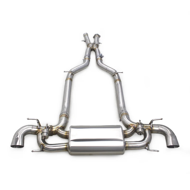 

Custom Catback Exhaust For Mercedes-Benz SLS AMG C197 6.2L 2011+ X Pipe Stainless Steel Pipe Valved Muffler Exhaust System