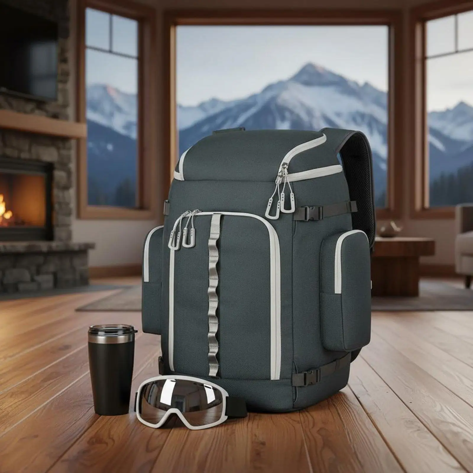 weatherproof-skiing-pack-65l-snowboard-backpack-for-boots-helmet-with-adjustable-straps-for-carrying-skis-comfortable-hiking