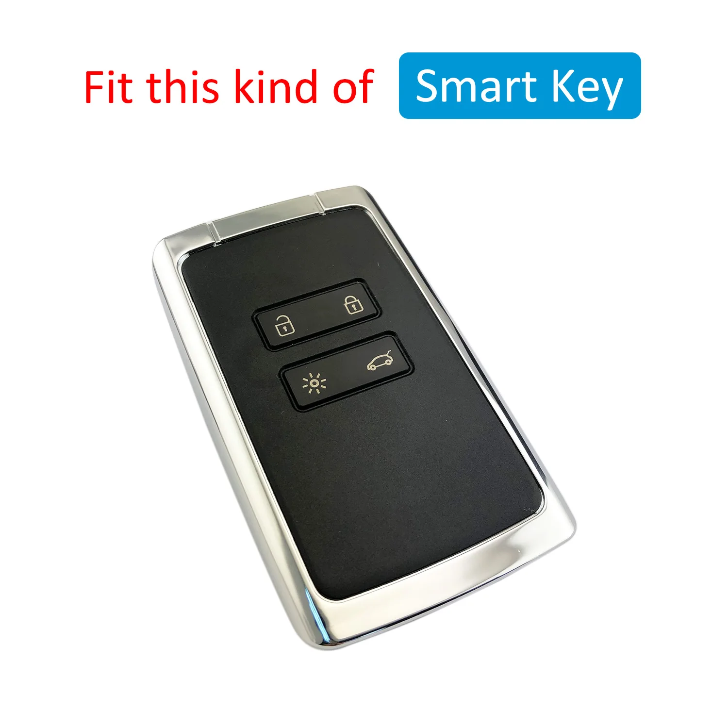 Slim Car Key Fob Case Cover Keychain For Renault Captur Clio Arkana XM3 Kiger Austral Megane Koleos QM6 Kadjar Espace Scenic