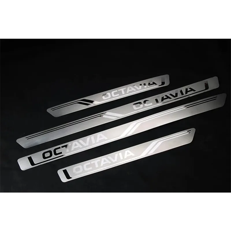 

Car Styling For Skoda Octavia A7 2015-2019 Original factory car door cover outside door sill Scuff Plate/Door Sill Door Sill