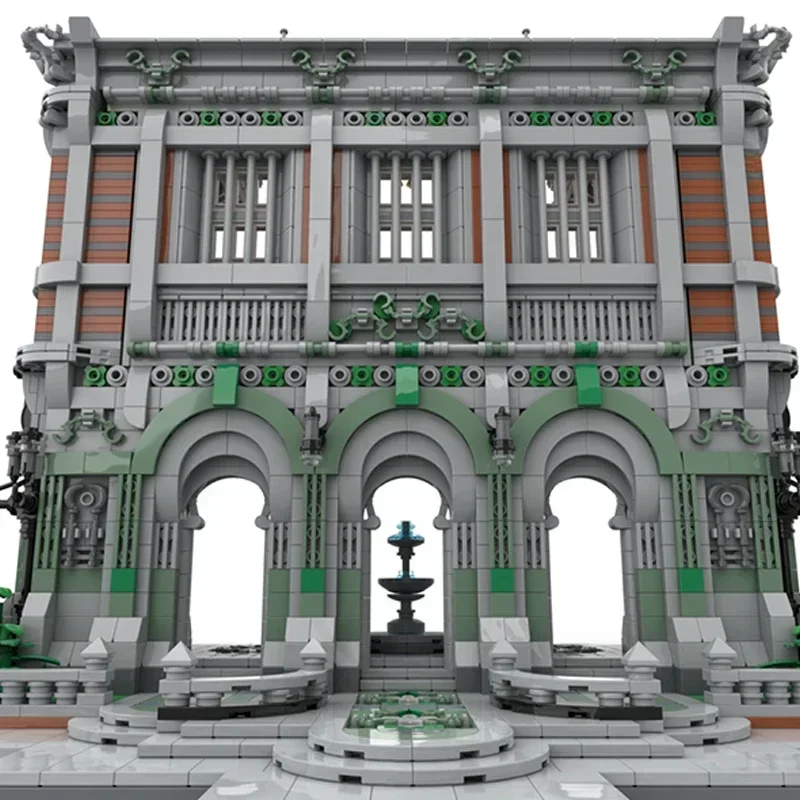 Moc Building Bricks France Street View Model London Architecture Technology Modular Blocks Gift Christmas Toys DIY Sets Assembly