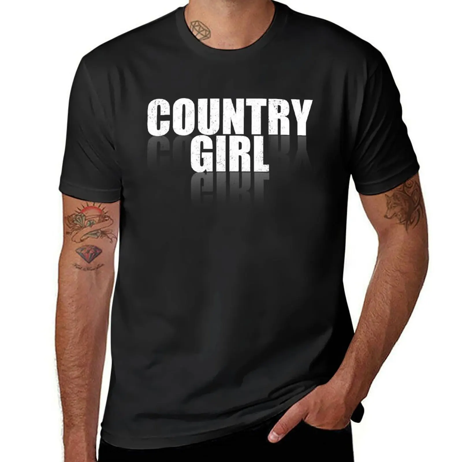 Country Girl Gift T-Shirt summer clothes anime clothes aesthetic clothes Men's t shirts
