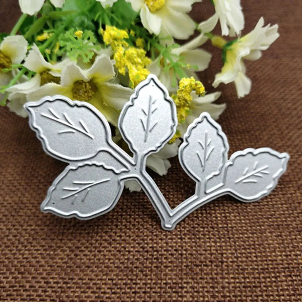 

Leaves Decoration Scrapbook Metal Cutting Dies Cut Die Mold Paper Craft Knife Mould Blade Punch Stencils Dies Stamps and Dies