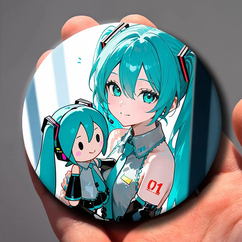 1PC Anime Button Pin Handmade Brooch for Clothes Cartoon Badge Backpack Decoration Jewelry