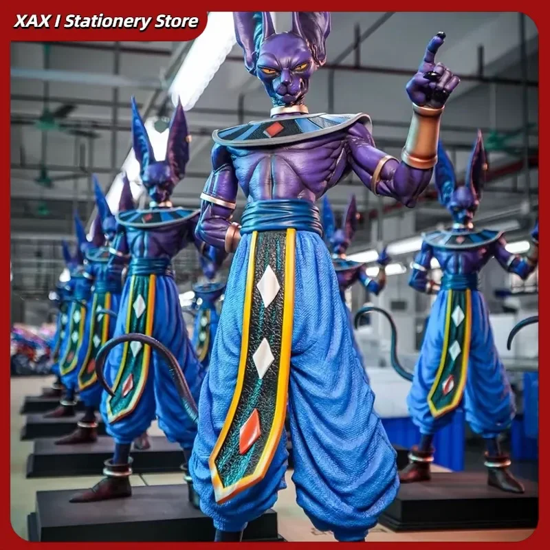 

Dragon Ball Beerus 1/50 Scale 53cm Figure - God Of Destruction Collector Statue, Anime Collectible Model Gift With Base