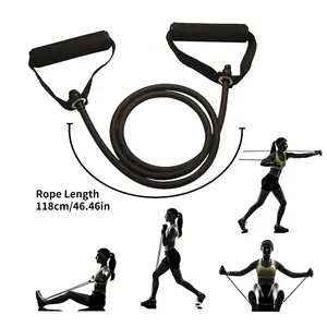 Resistance ranges with straps, exercise lanes, training lanes with hand straps for men and women, home strength training equipment at home 10 main sales equipment for physical exercise - №4