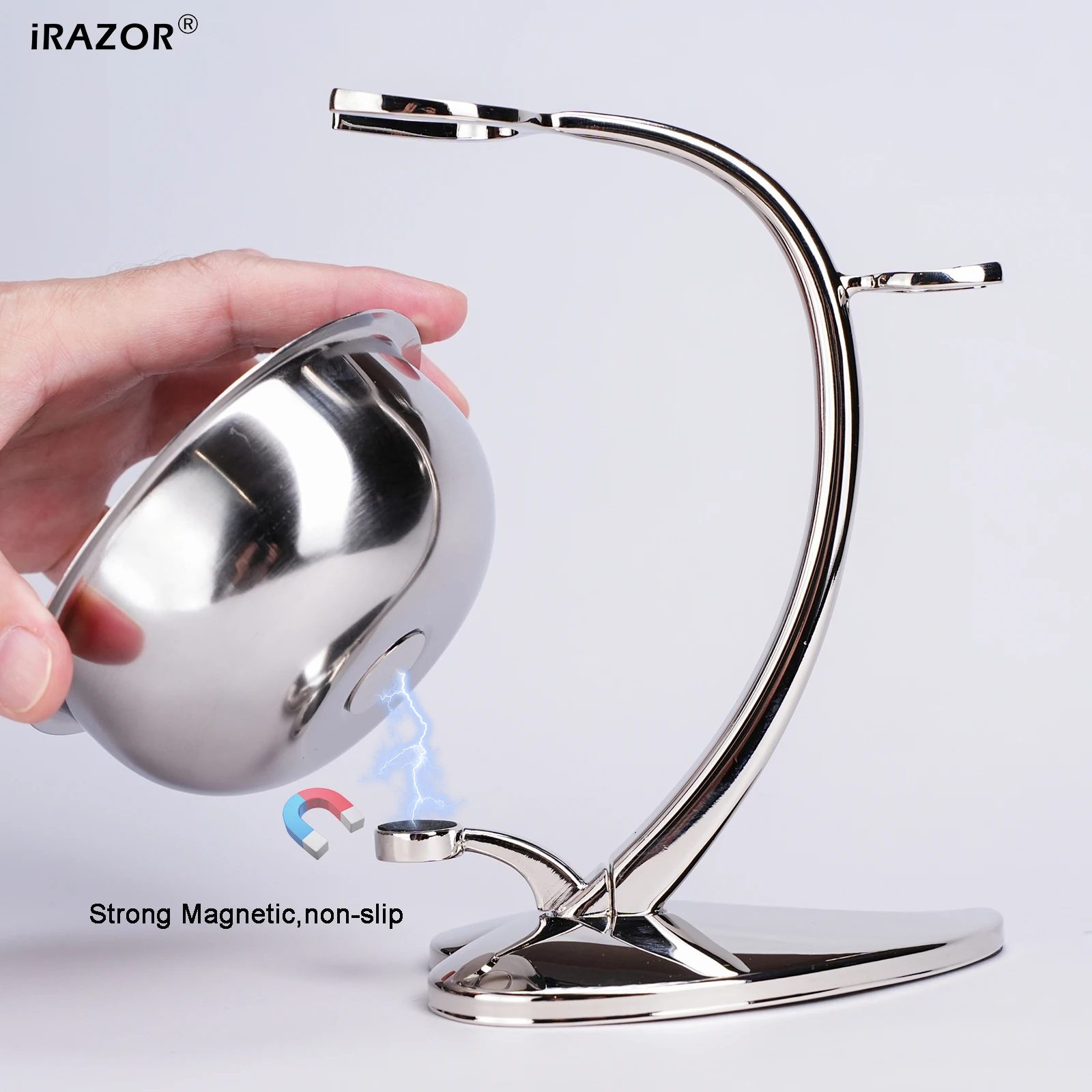 

Набор бритв iRAZOR Love-Shape в форме сердца и подставка для кистей с чашей для кистей, органайзер для ванной комнаты, чтобы продлить жизнь инструментов для бритья