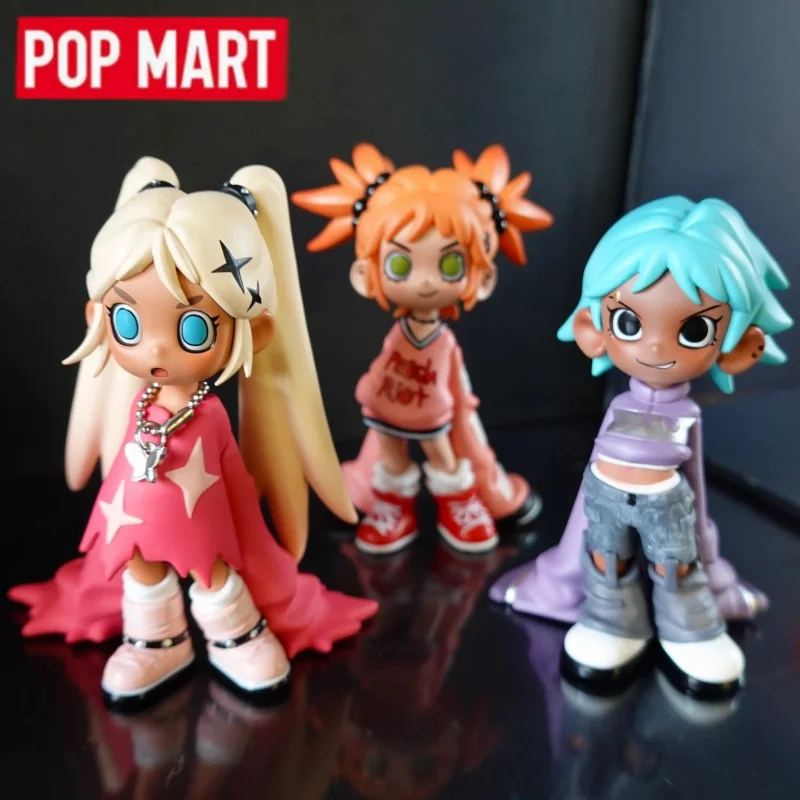 

POP MART Lil Peach Riot Loading Series Blind Box Anime Action Figure Mystery Box Surprise Dolls Collectible Toys For Girls Gifts