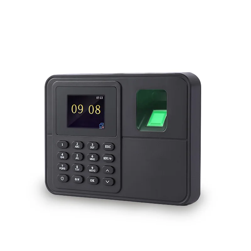 001 Cheap 2.4 Inch Color Screen Biometric Fingerprint Recognition  Machine USB Fingerprint Access Control Time Attendance System