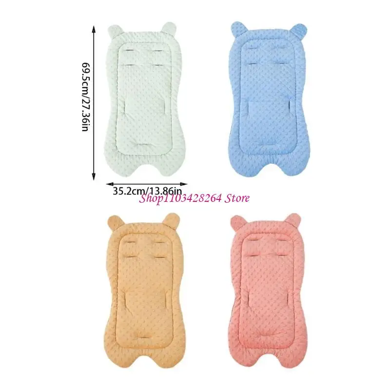  Soft Baby Head Support Cushions Breathable Baby Car Seats  Insert Pad Infant Headrest Cushions for Carriers & Loungers