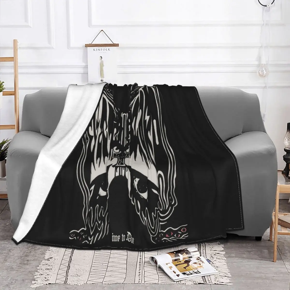 Vintage Styles Electric Wizard Time To Die 1 Home Bed Blanket Couple Blankets Blankets And Throws Throw Blanket