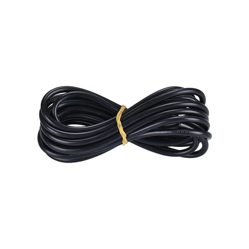 10 قطعة سوبر لينة 12AWG مرنة المعلبة الأسلاك النحاسية 12 فولت الصلبة موصل LED أسلاك الإضاءة ل RC سيارة لتقوم بها بنفسك التدفئة بطارية ليبو م