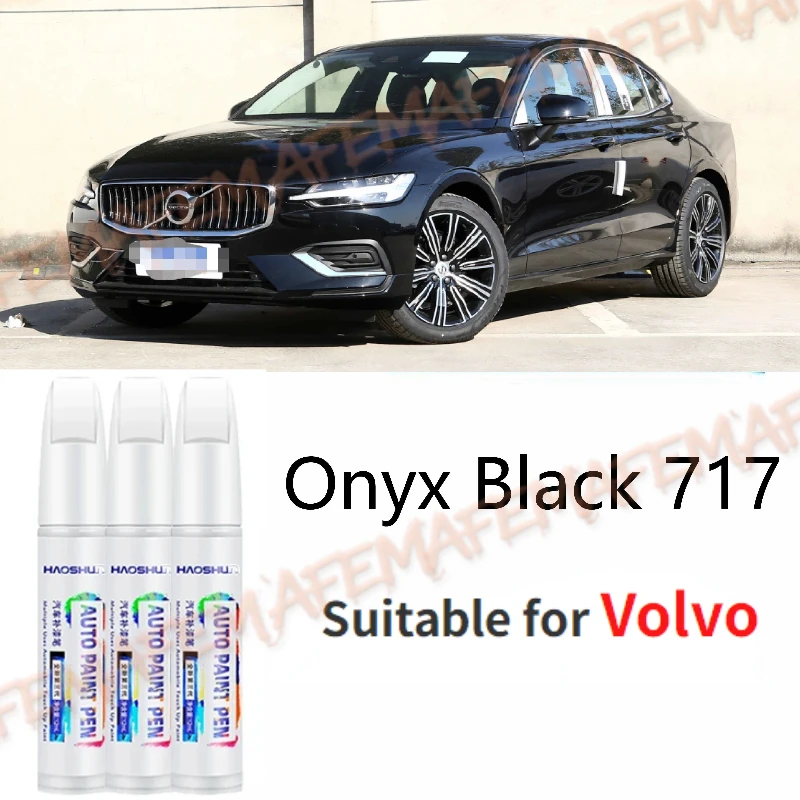 Paint Suitable For Volvo touch up Paint Pen Onyx Black 717 xc60 s90 xc90 origin modified auto scratch car 019 repair for scratch