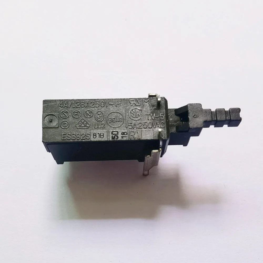 

Original new 100% self-locking switch ESB92S81B TV-5 button switch power switch 4A 128A 250V