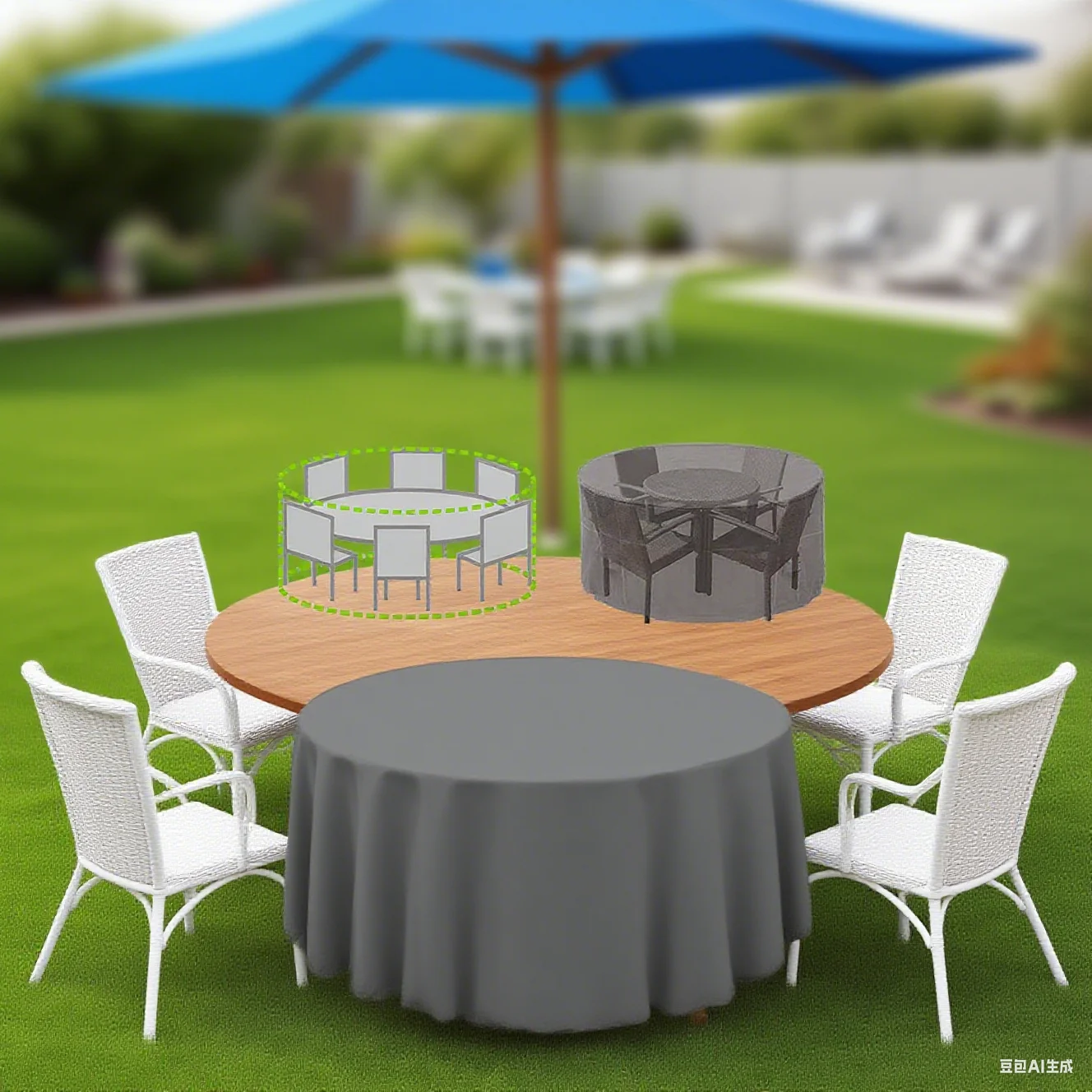 

Пылезащитный чехол для садовой мебели, чехол для дождя и снега, 420D, ткань Оксфорд с серебряным покрытием, уличный водонепроницаемый чехол для дивана, стола, стула, пылезащитный чехол на крышу