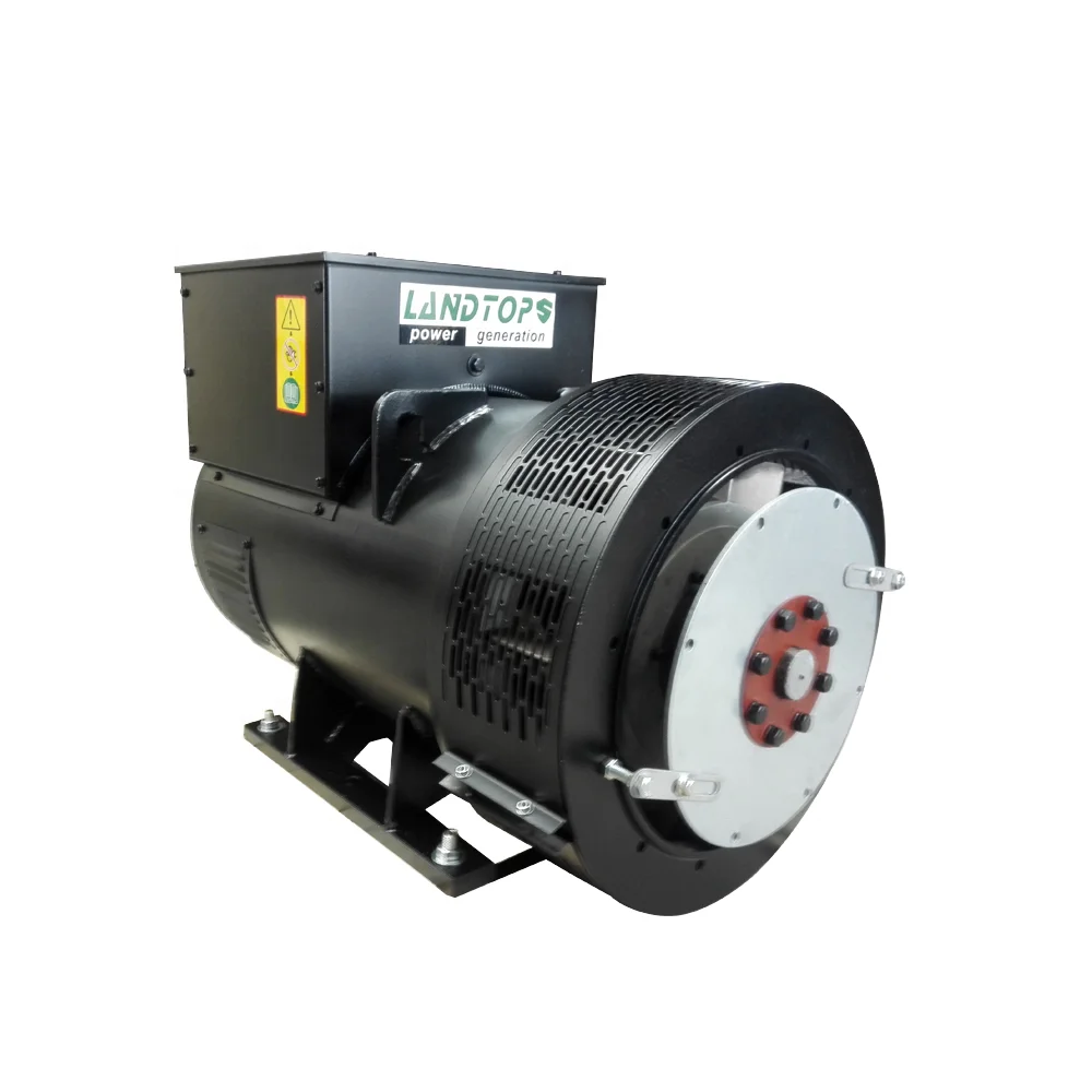 

LANDTOP 12kw 15kw 20kw 50kw AC Alternator For Diesel Generator 50Hz Frequency 3 Phase 1500RPM Speed Auto Start Silent Type