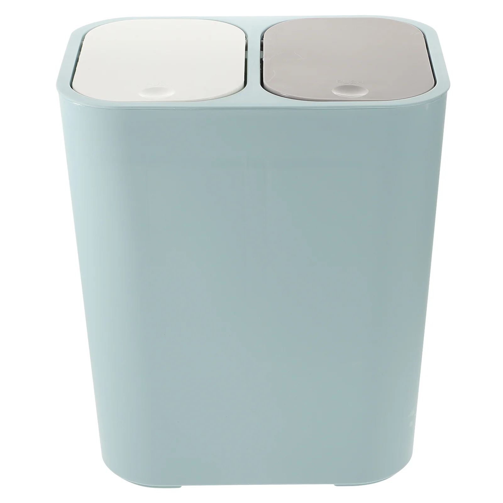 

Bathroom Garbage Can With Lid Lid Dual Compartment Garbage Can Classified Recycling Bin Rectangular Trash Containers Waste Bin