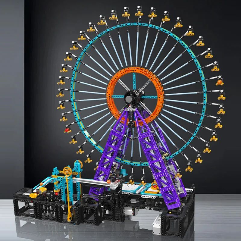 Technisches Kugelbahn-Riesenrad-Modellbausatz 4402 Teile Mould King Great Ball Contraption Serie Bausteine für Erwachsene