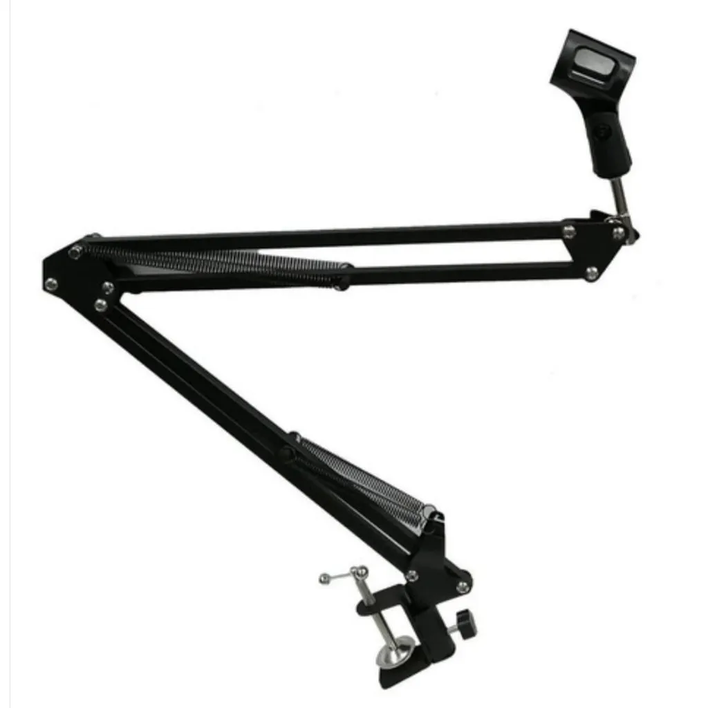 Professional Articulated Table Pedestal Arm For Youtube Studio Microphone