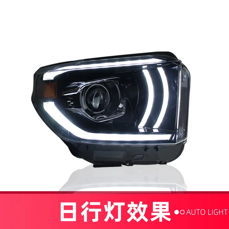 Archaic HOT Manufacturer Headlights Turn Signal Full LED Head Lamp For Toyota Tundra 2014-2019