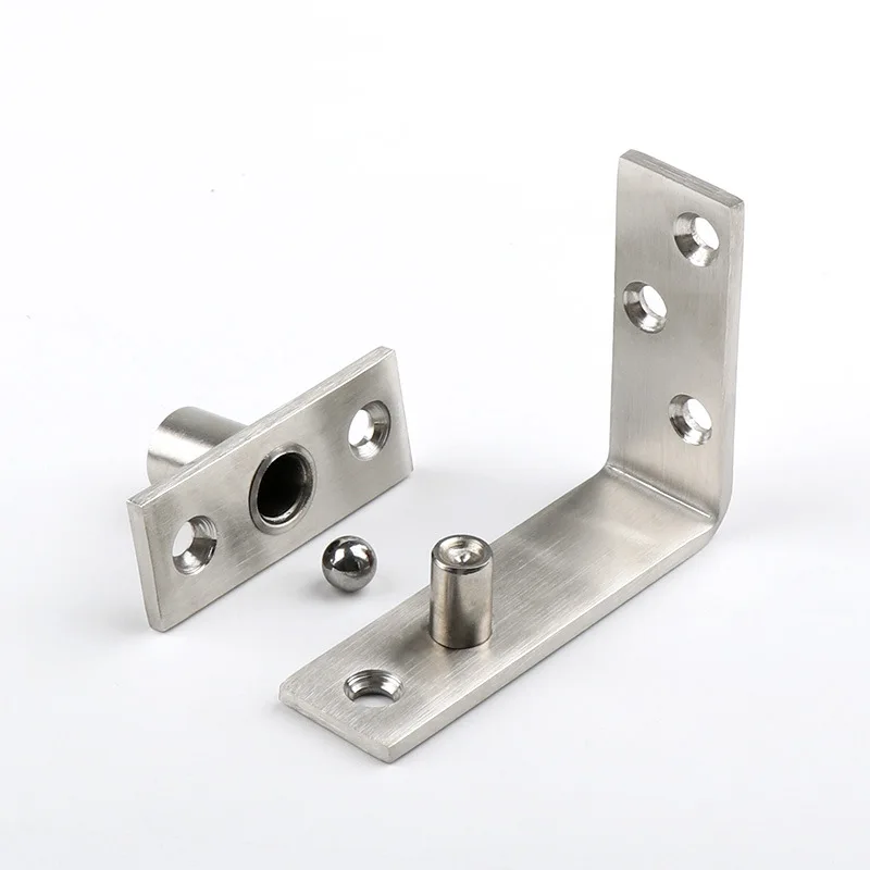 Heavy Duty 90 Degree Up Down Hinge Hidden L-Shaped Pivot Hinge Stainless Steel Swing Door Hinge