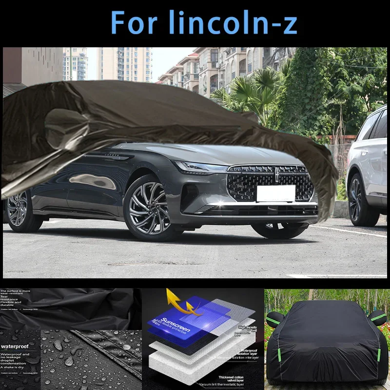 

For lincoln-z Outdoor Protection Full Car Covers Snow Cover Sunshade Waterproof Dustproof Exterior Car accessories