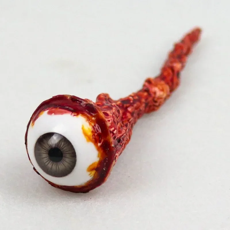 Bloody Ripped Out Eyeball Scary DIY Decorate Halloween Ripped Out Eyeball Horror Prop Realistic Life Cosplay Party Costume Props