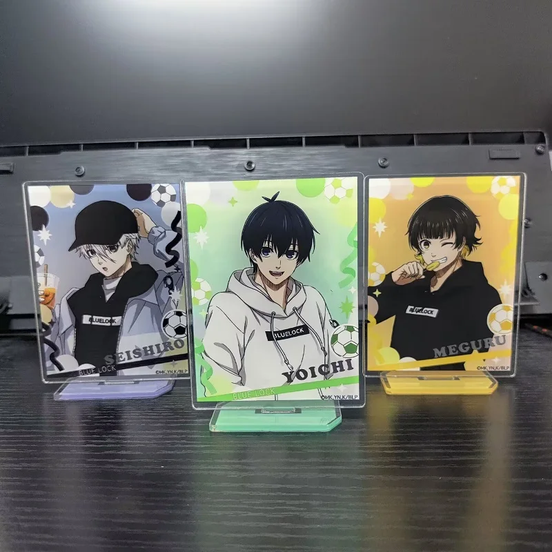 

Anime BLUE LOCK Figures Reo Mikage Seishiro Nagi Acrylic Stands Chigiri Hyoma Character Model Plate Desk Decor Prop Fans Gift