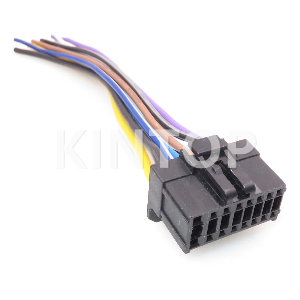 16 Pins 1500 2200 AC Assembly Car Radio Wiring Harness Adaptor Plug Auto Stereo ISO Connector for Pioneer CD DVD