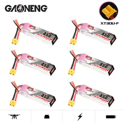 GNB LiPo Battery HV 2S 7.6V 450mAh 80C/160C With XT30 For Racing Drone FPV Quadcopter Helicopter Parts 7.6V Rechargeable Battery