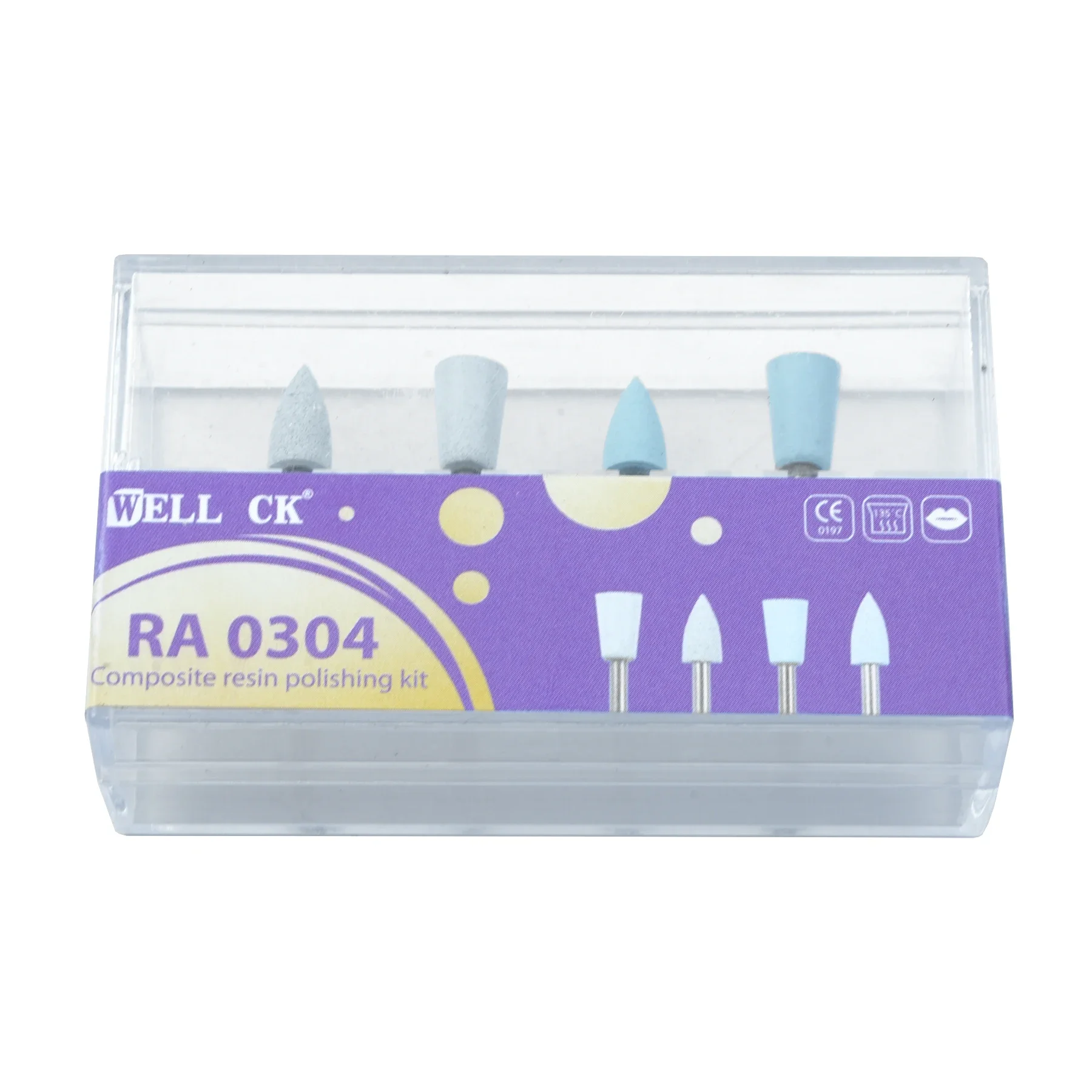 4Pcs/Box Dental Composite Resin Polishing Kit For Low Speed Handpiece RA0304 Oral Hygiene Teeth Polishing Kits Dentist Tools view 3