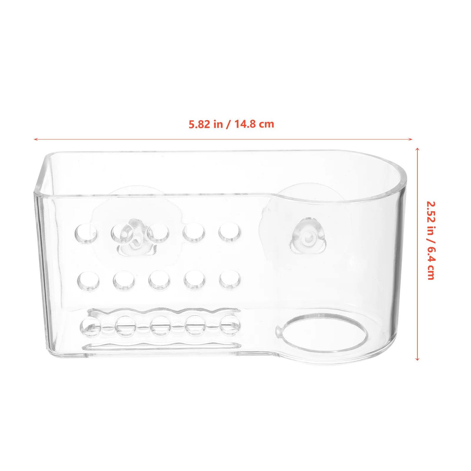 Sponge Holder for Kitchen Sink with Suction Cup Quick Drying Drain Rack for Sponge Scrubber Soap Kitchen Sink Organizer Multi