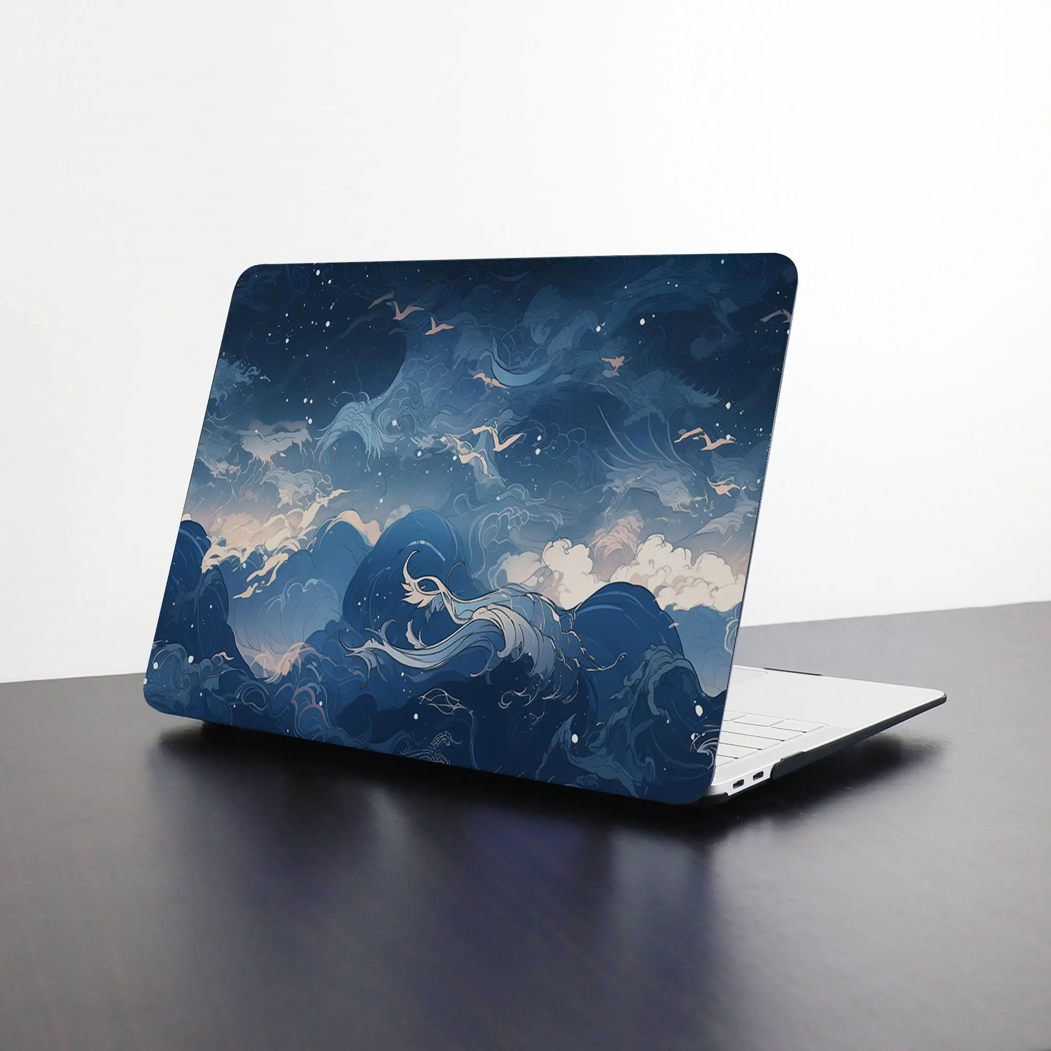 

Laptop Cases for Pro 16 Cover for Macbook Pro 14 Case M3 M4 Mac Book Air 13 Case 2025 13.6 A2681 Air 15.3 A2941 Ink Painting