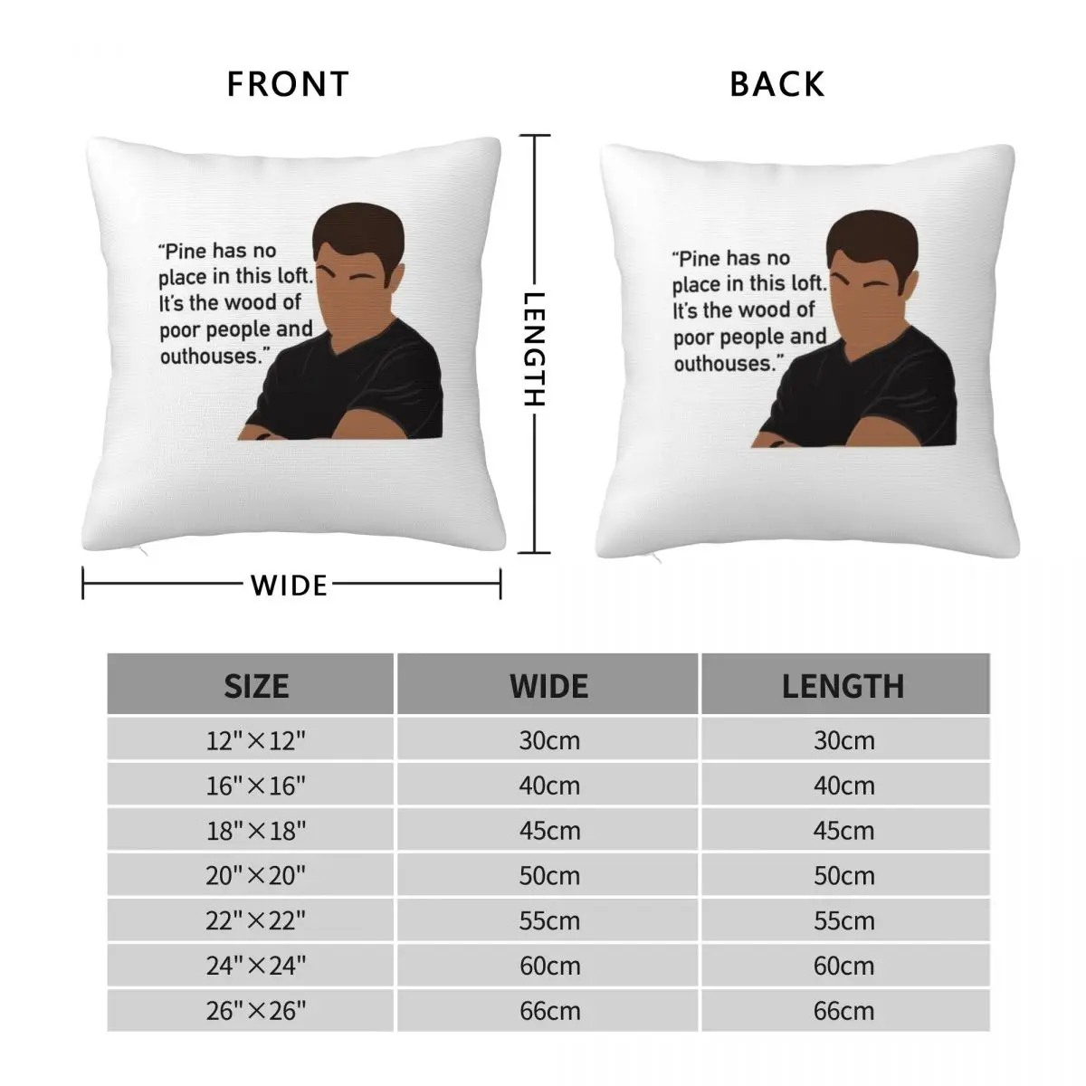 Schmidt Pillowcase Polyester Linen Velvet Creative Zip Decor Throw Pillow Case Sofa Seater Cushion Case