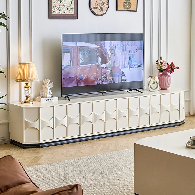 

Premium Cream Style Glamour Tv Stands StorageAesthetic Furniture Tv Rack Luxury Living Room Furniture Tv Meubel Zwevend