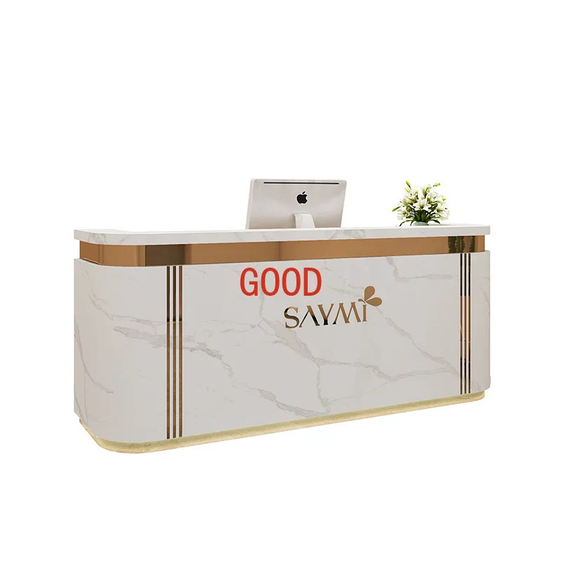 

Checkout page Clothing store Bar counter Small simple modern company front desk