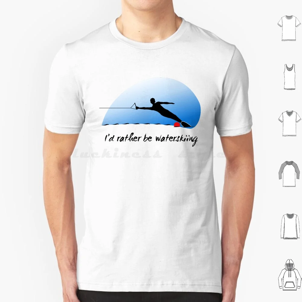 Camiseta Masculina de Esqui Aquático 6XL Algodão Estilosa para Wakeboard, Esportes Aquáticos, Esqui Aquático, Wake Skate, Kit de Surf, Snowboard e Slalom