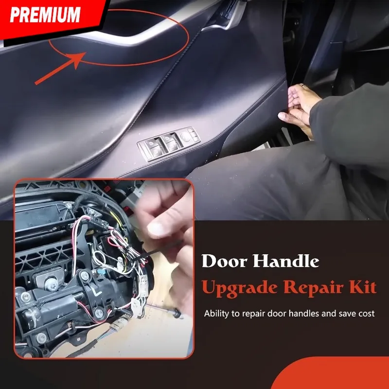 For Door Handle Repair Kit Replaces 1042845-00-A 1042845-00-B 1016009-00-C For Tesla Model S 2012-2017