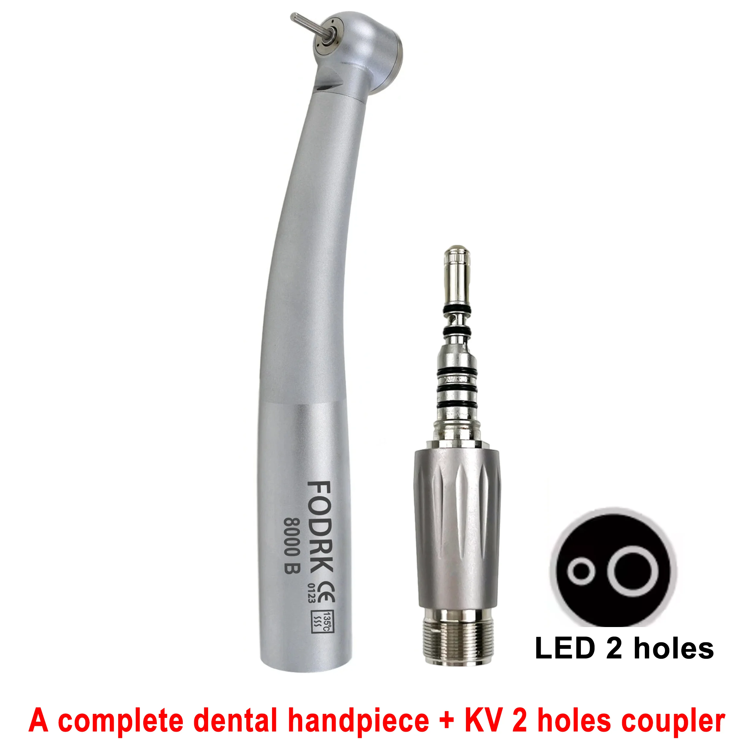 KAVO Type Tandheelkundige Glasvezel LED Turbine Snelkoppeling 8000B Hoge Snelheid Handstuk Air Turbine Kavo Type Handstuk Tandarts Tool