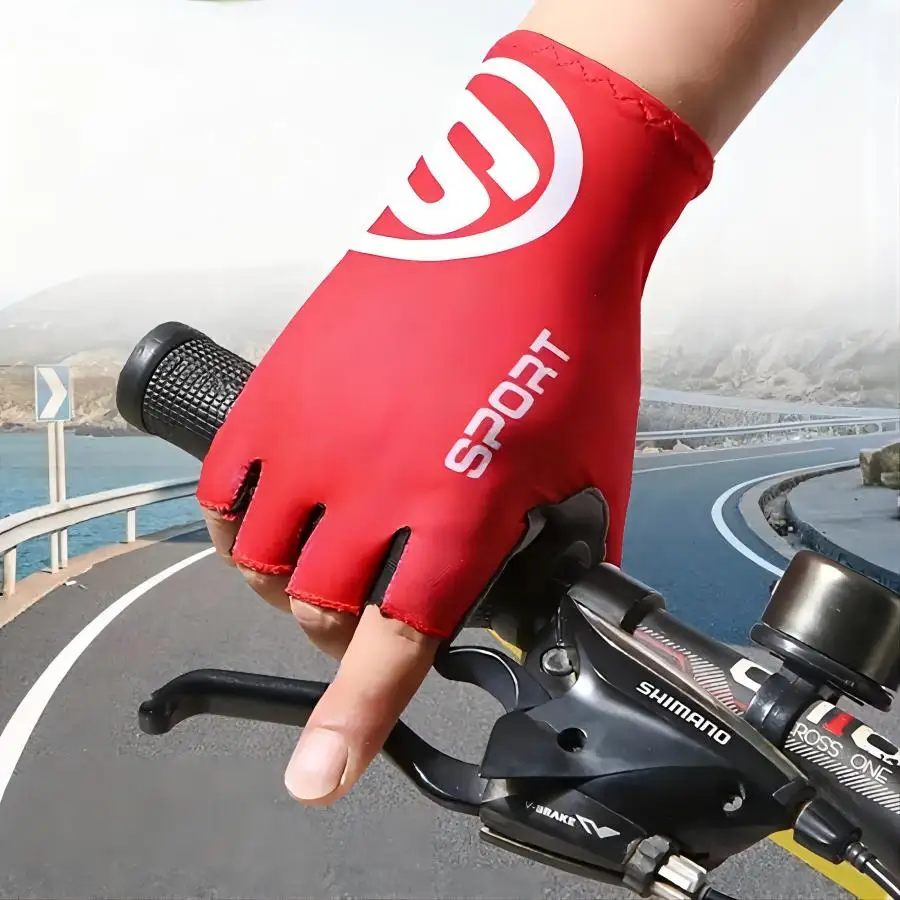 Cycling Gloves Half Finger Men's and Women's Fitness Gloves for Cycling, Breathability, Anti Slip Yoga ,Super Lightweight Gloves