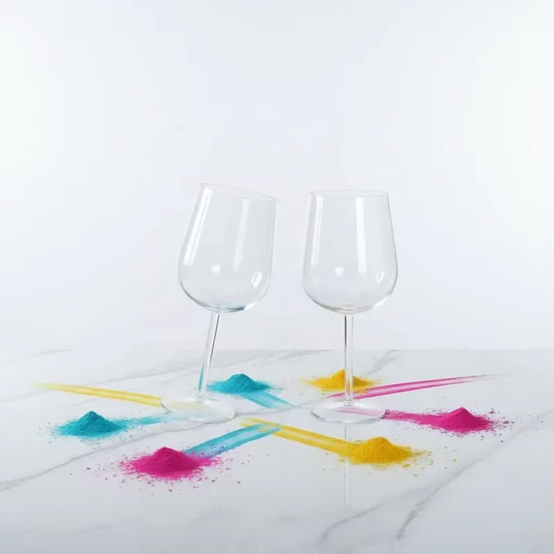 Luxury Clear Quartz Crystal Wine Glass Goblet for Red Wine Elegant Household Drinking Cup High Purity Craft Barware Gift