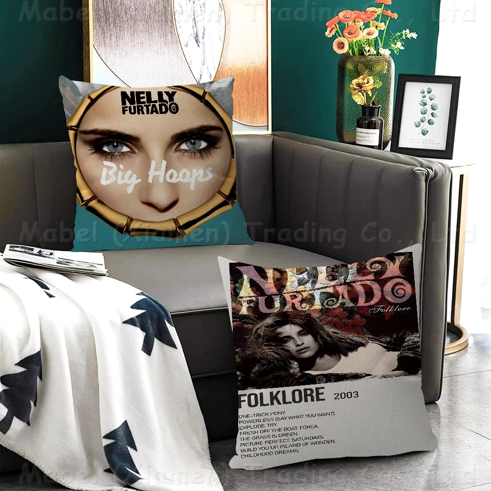 Nelly Furtado Cushion Cover Pillowcase Upholstery Sofa Throw Pillow Home Decor Pillowcas