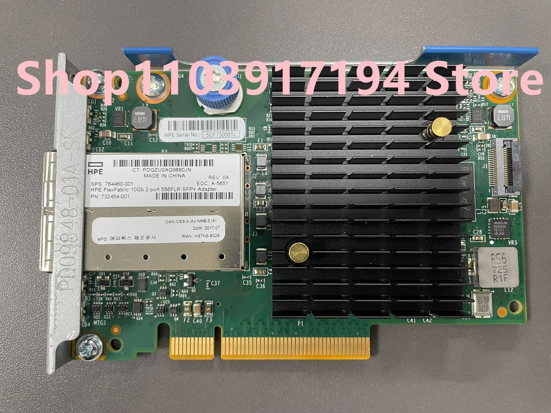 

FOR HP 556FLR-SFP+ 764460-001 732454-001 10GB Dual-port 10 Gigabit Network card