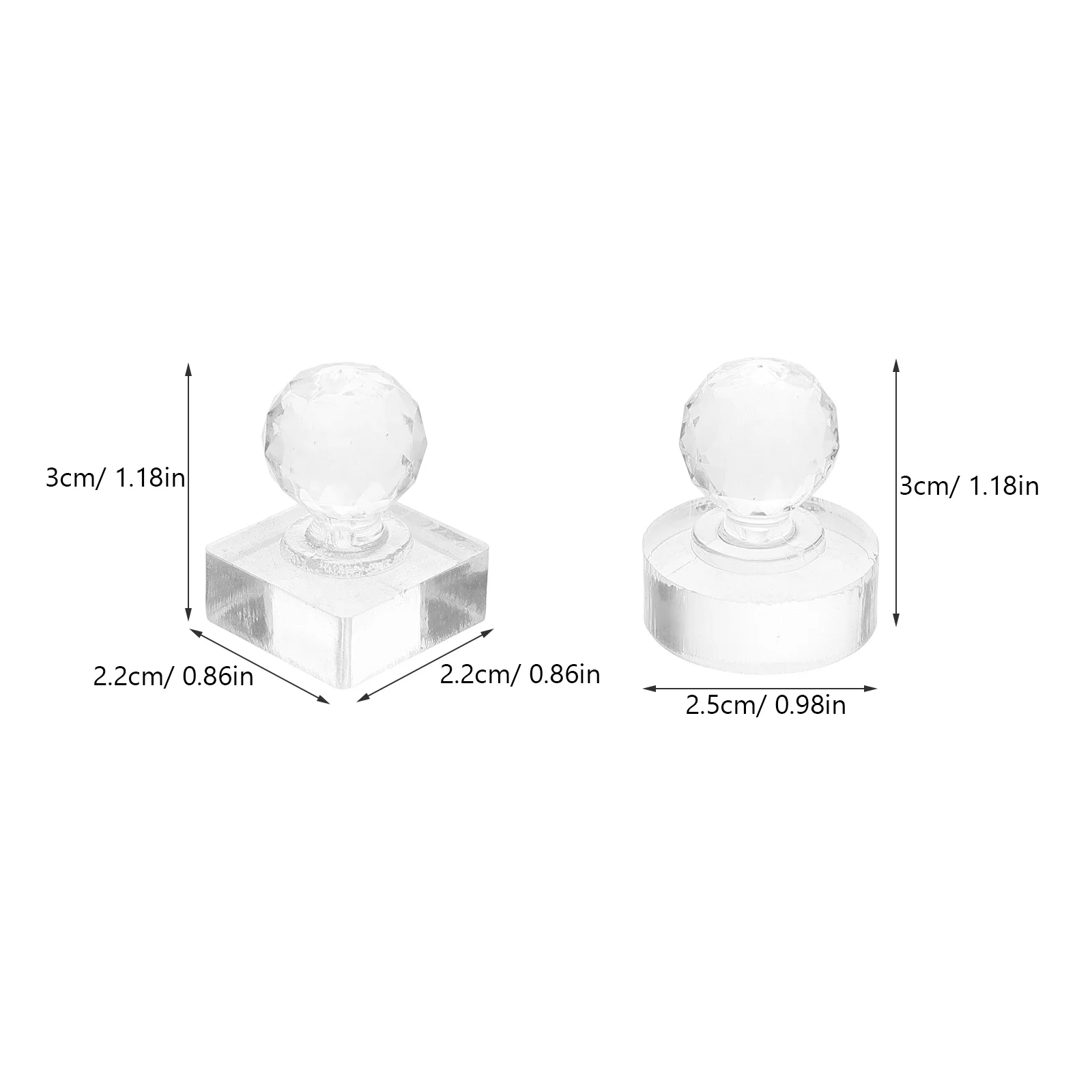 2 قطعة مجموعة أدوات الضغط على ظلال العيون قوالب مستديرة مربعة DIY بها بنفسك ماكياج الضغط أحمر الخدود تمييز إصلاح ظلال العيون لوحة لوازم