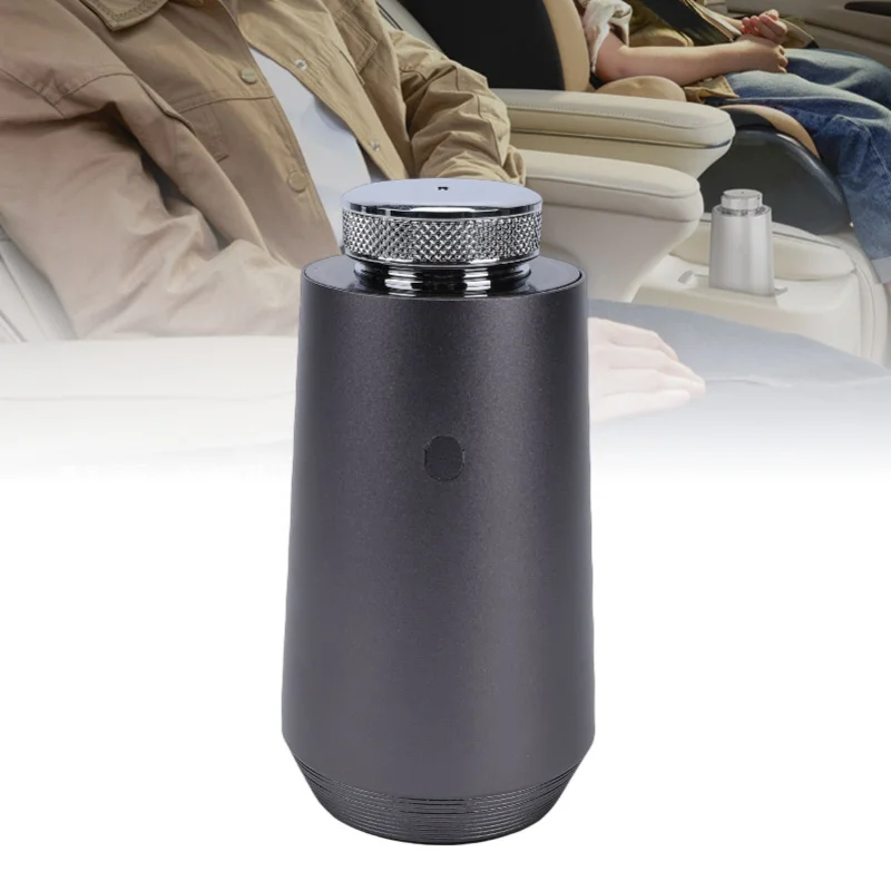 15ml Waterless Aromatherapy Diffuser Smart APP Control Aluminum Alloy Essential Oil Diffuser With Timer Ambient Light For Car
