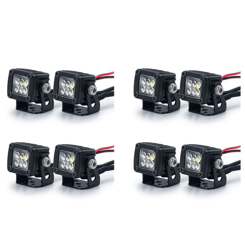 AS96-8X модифицированные фары, прожекторы, верхние фары автомобиля, бамперные фары для AXIAL SCX10 JEEP TRAXXAS TRX4 TRX6 1/10, B