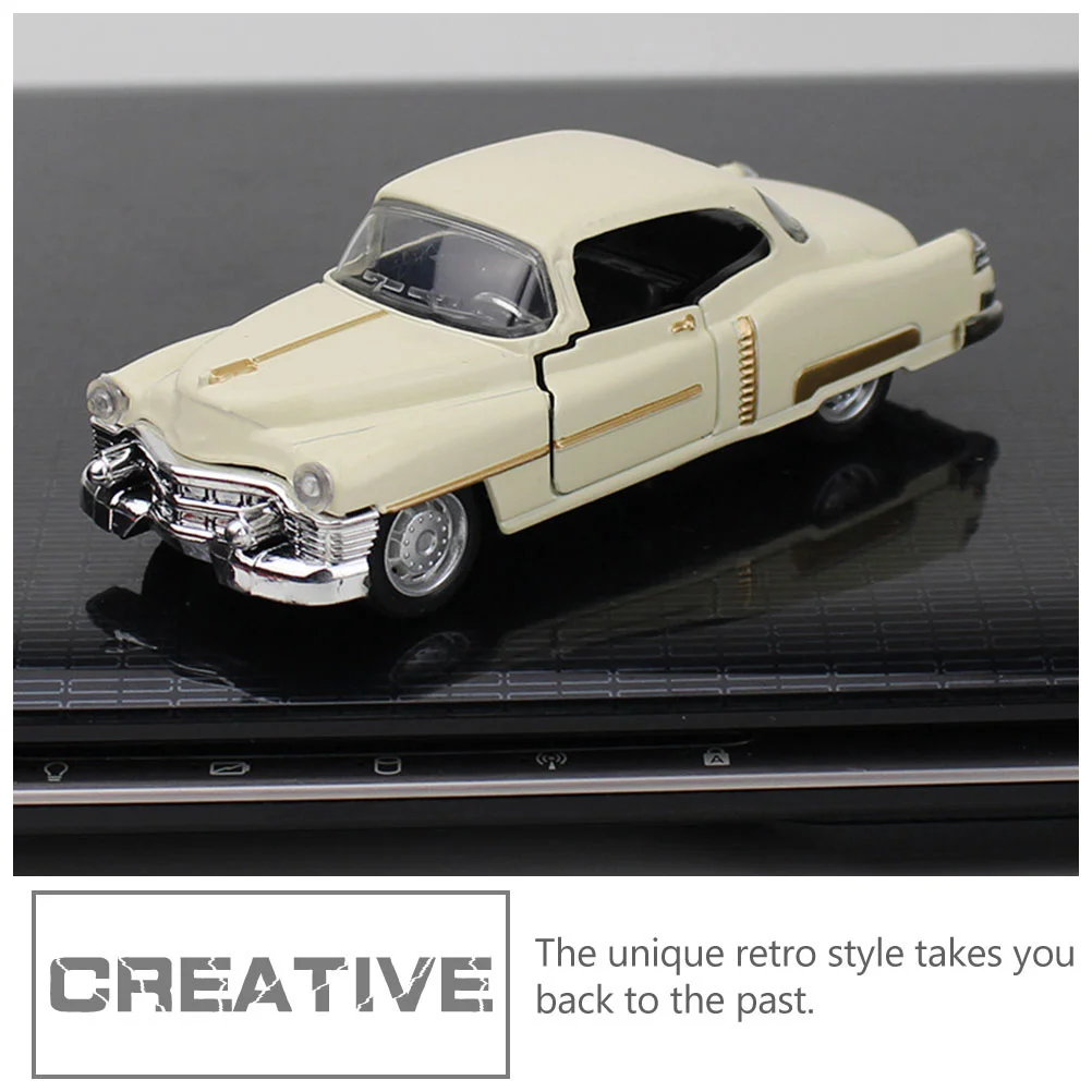 Car Decor Model Truck Vintage Metalvehicle Cars Farmhouse Diecast Alloy S Red Table Classic Old Figurine