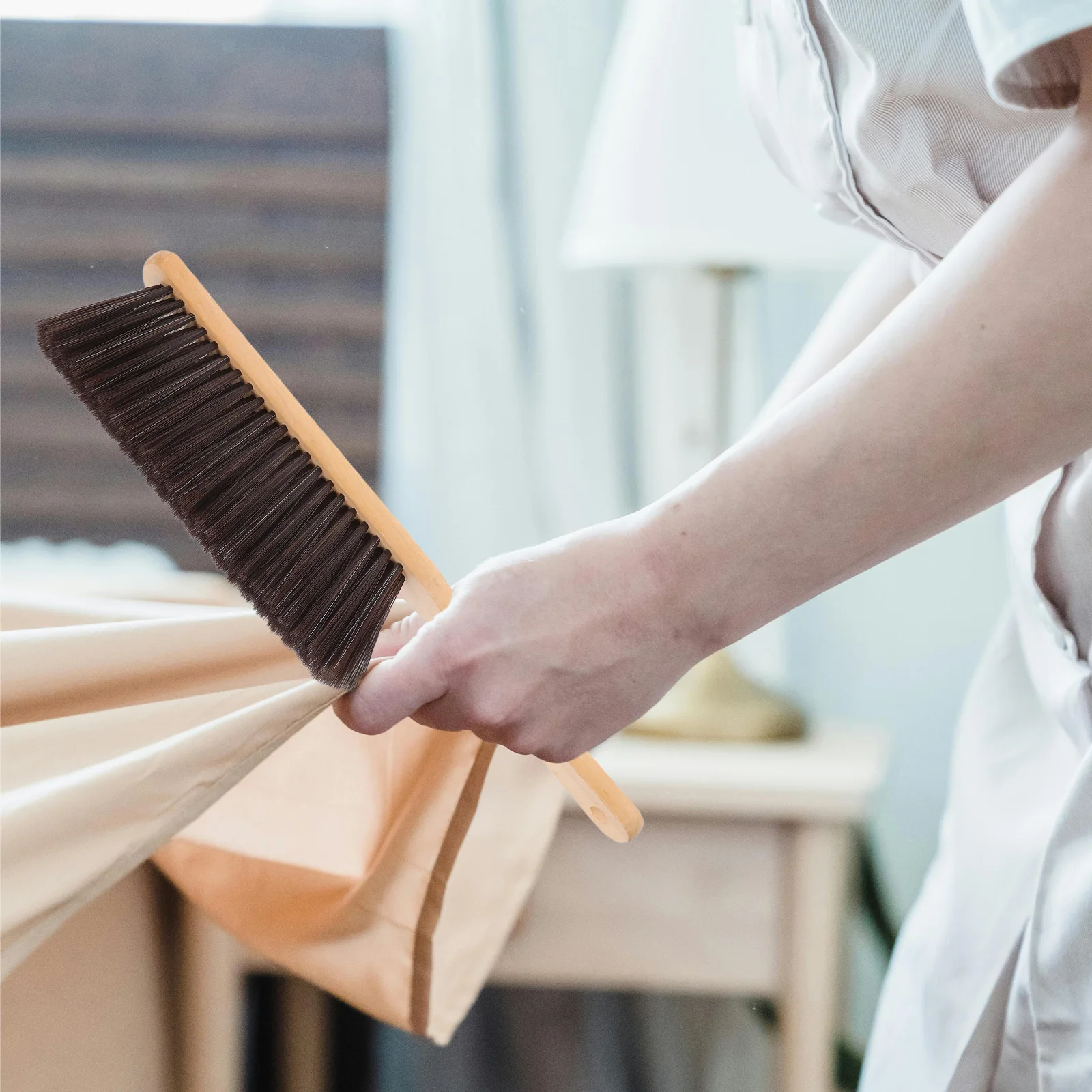 2 قطعة فرشاة الموقد الخشبي مقبض طويل أداة تنظيف الرماد شعيرات دقيقة للاستخدام التجاري المنزلي موقد مدخنة مزراب حفرة النار