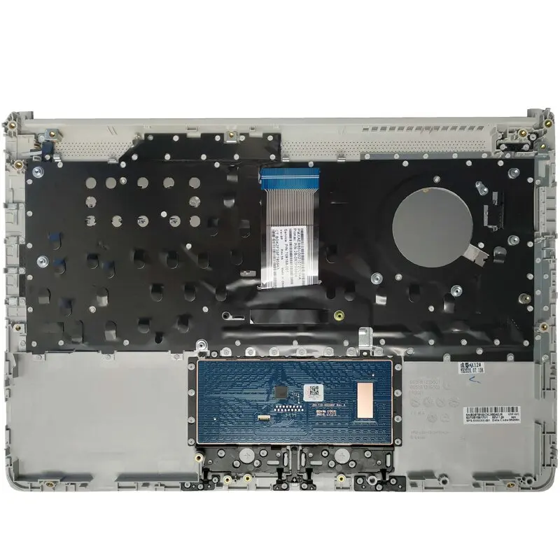 Nuova tastiera spagnola/latina per HP Pavilion 14-CF 14S-CF 14-DF 14S-DF 14-DK 14S-CR 240 245 G8 con Touchpad con copertura superiore poggiapolsi